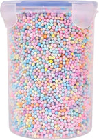 CCINEE 80000 Pieces Foam Balls Slime Supplies Colorful Foam Beads 2-3mm by CCINEE