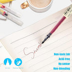 BEIWO Premium Gel Ink Ball Point Pen, Fine Point Color Pens, Smooth Writing Gel - Image 2