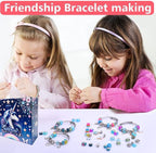AIPRIDY Charm Bracelet Making Kit, Unicorn Mermaid Crafts Gifts Set Can - Image 6