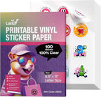 Uinkit Inkjet PET Label Paper A4, Matte White/Clear/Bright White Finishes by UinkitHandicraftsandConservationSpecialist