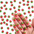 60 Pieces Tiny Strawberry for Dollhouse Miniatures Resin Food for Crafts Mini by HOMICO