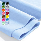 Soft Blue 36" X 36" Felt Fabric Sheet by Luceinvita