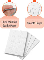 Mr. Pen- Blank Puzzle, 10 Pack, 12 Pieces/Pack, 5.5" x 8.1" | Blank Puzzles to - Image 3