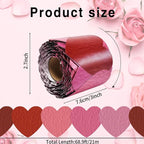 69 Feet Bulletin Board Borders Valentine's Day Rolled Border Trim - Image 2