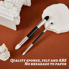 Kosiz 6 Pcs Blending Sponge Pen Double Headed Rub and Buff Washable Sketch - Image 6