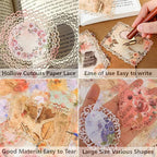 Antique Cutouts Lace Edge Scrapbook Paper, Journaling, Card Making, Junk - Image 3