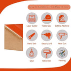 2 Pack 12'' x 16'' Opaque Orange Acrylic Sheet, 3mm Thick Acrylic Plastic - Image 4