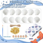 Gilprop 12 Pcs Large Scallop Pre-drilled Shells - Image 2