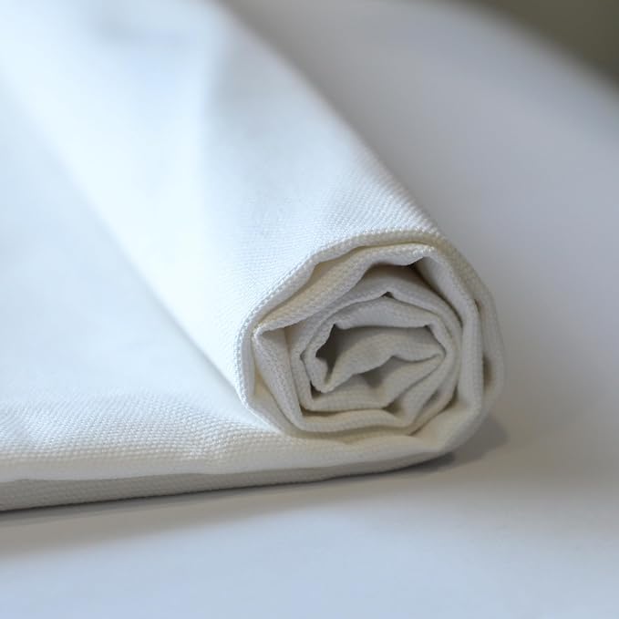 Simple&Opulence 100% Cotton Canvas Fabric 10oz. 59 Inch by the Yard, Nature - Image 3