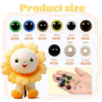TOAOB 140pcs 16mm Colorful Safety Eyes - Image 2