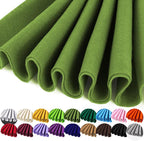 IONTACH 36" X 36" Moss Green Soft Felt Fabric 1.6mm Thick | Felt Sheets by IONTACH