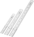 Mr. Pen- Metal Straight Edge Ruler, Imperial & Metric Measurements by MrPen