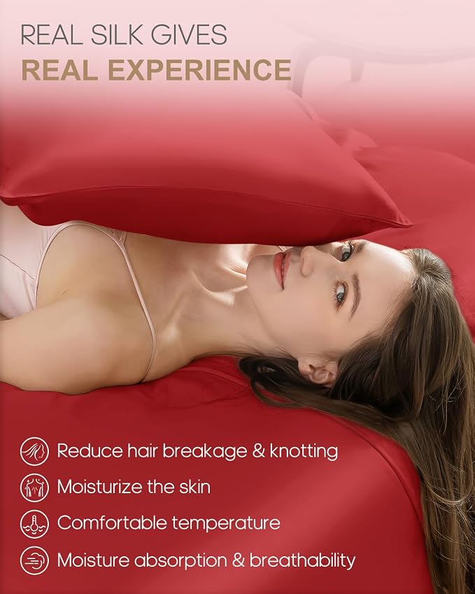 THXSILK 100% Mulberry Silk Pillowcase - Image 3