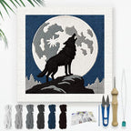 Doodlream Howling Wolf Needle Kit by Doodlream