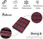 Pico Textiles 1 Yard Red and Black Tartan Plaid Flannel Fabric - Image 5