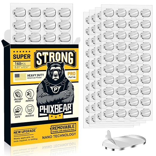 PHIXBEAR Medium-Pro Mounting Putty No Residue by PHIXBEAR
