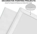 Canvas Panels 12x16 Inch 24-Pack, 10 oz Primed 100% Cotton Canvases - Image 2