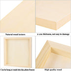 ADXCO 8 Pack Wood Panels 10 x 10 Inch Unfinished Wood Canvas Wooden Panel Boards - Image 5