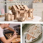 MECCANIXITY 10Pcs Wood Strips Slats, 1/4" x 3/8" x 8" Thin Wood Sticks Flat - Image 6