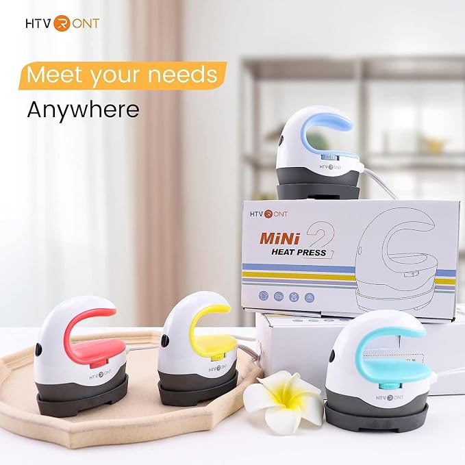HTVRONT Mini Heat Press Machine, Mini Iron - Image 6