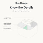 BLUE GINKGO Stackable Organizer Caddy, Made in Korea | Portable. Adjustable. - Image 4