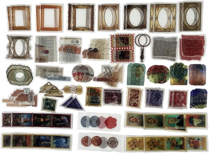 Esweny 200PCS Vintage Scrapbooking Supplies Kit - Image 6