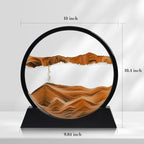 Moving Sand Art Liquid Motion, 3D Deep Sea Sandscape Color Quicksand Decor - Image 2