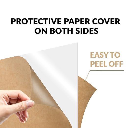 SimbaLux Acrylic Sheet White 32% Translucent Cast 12”x12” 1/8” Thick 2 Pack | - Image 4