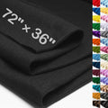 XSEINO Black Large Felt Fabric 72" X 36 ", 1.4 mm Thick Soft Felt Fabric Sheet by XSEINOiscreating%EF%BC%81