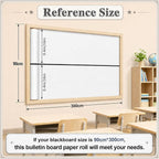 White Bulletin Board Roll Non-Woven Fabric Poster 16in X 20ft | Back to School - Image 3