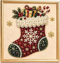 DIY Christmas Pearl Diamond Art Painting Kit, Cute Santa Elk Christmas Pearl by Unknown