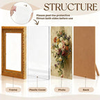 4 Pack Ornate Gold Vintage Picture Frame Sets, 5 x 7 Inch Ornate Vintage Photo - Image 3