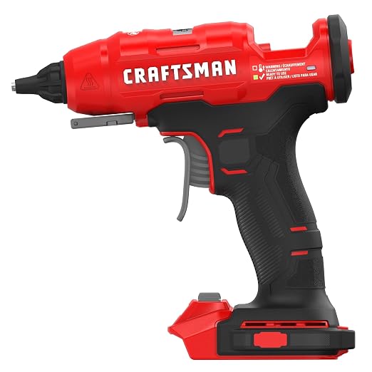 CRAFTSMAN V20 Hot Glue Gun Full Size, Cordless Glue Gun and Sticks Set - Image 8