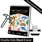 Sketch Book for Kids, 100 Sheets Thick Drawing Paper for Kids, Spiral Sketch - Image 4
