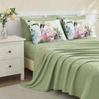 Yogeneg King Size Comforter Set 7 Piece Bed in a Bag, Elegant Floral Botanical - Image 4
