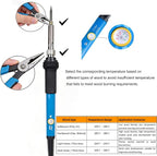 Wood Burning Kit, WoodBurning Tool Adjustable Temperature 200~450 ℃ Pyrography - Image 8