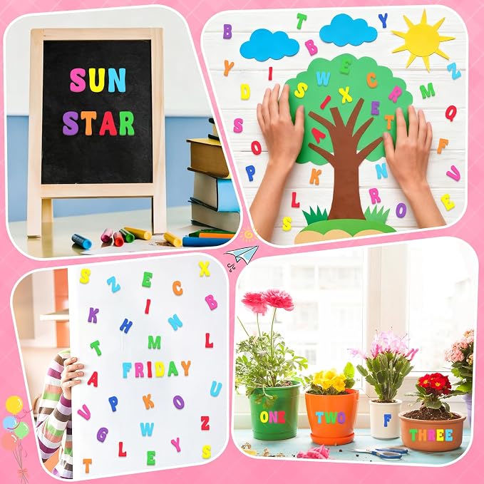 Letter Stickers, 3D Self-Adhesive Alphabet Stickers - Image 8