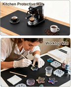 Large Crafting Silicone Mat, Epoxy Resin, Scrapbooking, Heat Resistant Nonstick - Image 3