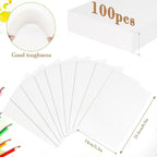 100PCS 5.5x8.5 Watercolor Paper Bulk, 140lb/300g Cold Press Thick Water Color - Image 2