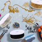 Jishi 30ft Jewelry Making Chains Bulk 2mm Necklace Chains - Image 4