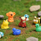 52PCS Mini Animal Figurines Miniature Animals Set Tiny Resin Animals - Image 5