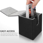 Mlikero 4 Pack Card Deck Box, Commander Deck Box Holds 400+ Single Sleeved Cards - Image 2