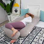 60 Inch Pregnancy Pillows for Sleeping, Extra Large U Shaped Body Pillow - Image 9