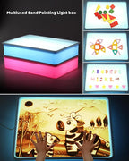 AtMini Light Table for Kids-Sand Painting Light Box Sand Art Kits Light Table - Image 4
