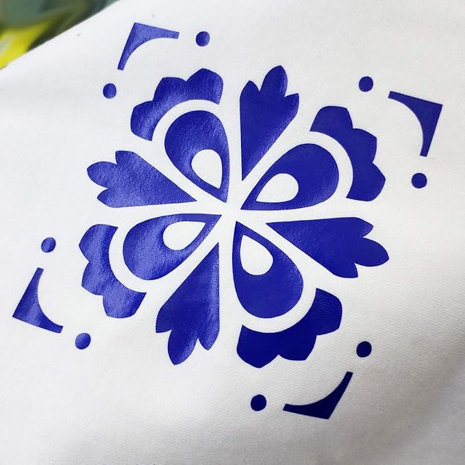 guangyintong Heat Transfer Vinyl Blue HTV Rolls, Glossy Surface Blue HTV Vinyl - Image 5