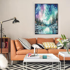 Offito Aurora Diamond Art Kits for Adults, 5D Starry Sky Lake Diamond Painting - Image 7