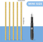Manarty Glitter Gold Hot Glue Sticks, All Temperature Adhesive EVA Glue Sticks - Image 2