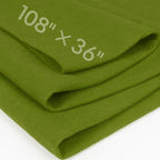 Campsite Green Fabric Sheet 108" X 36", 1.4mm Thick Large Soft Durable Flexible by MITINU