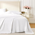 ROSE&RISY White Twin Sheet Set, 3 Pieces Soft Bedding Twin Sheet Set, by ROSERISY