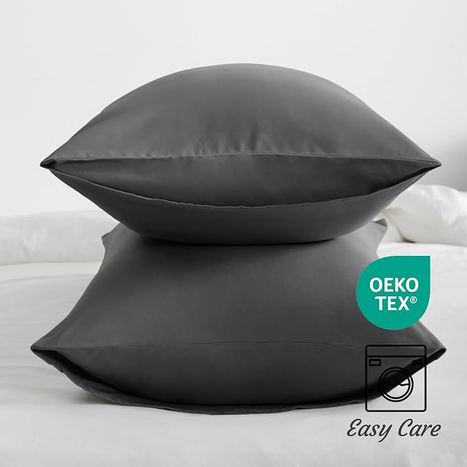 NTBAY Queen Pillow Cases Set of 2, 2 Pack Brushed Microfiber 20x30 Pillow Cases - Image 3